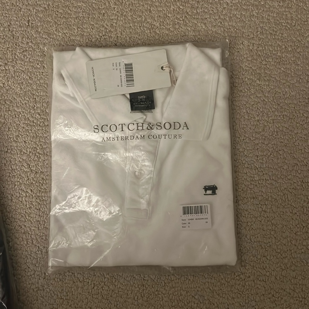 Scotch & Soda white polo